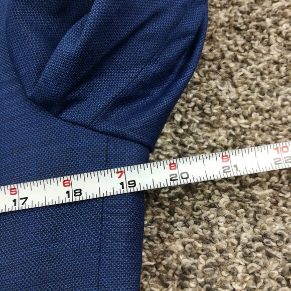 Brooks Brothers Sport Coat Woven Wool Explorer Navy Blue 36S Regent Fit - Picture 9 of 13